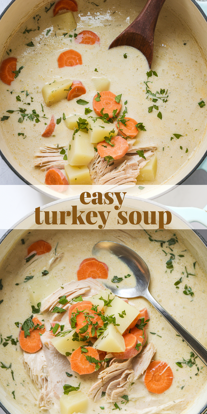 Easy Turkey Soup Recipe A Cozy Way To Use Thanksgiving Leftovers Chefdip