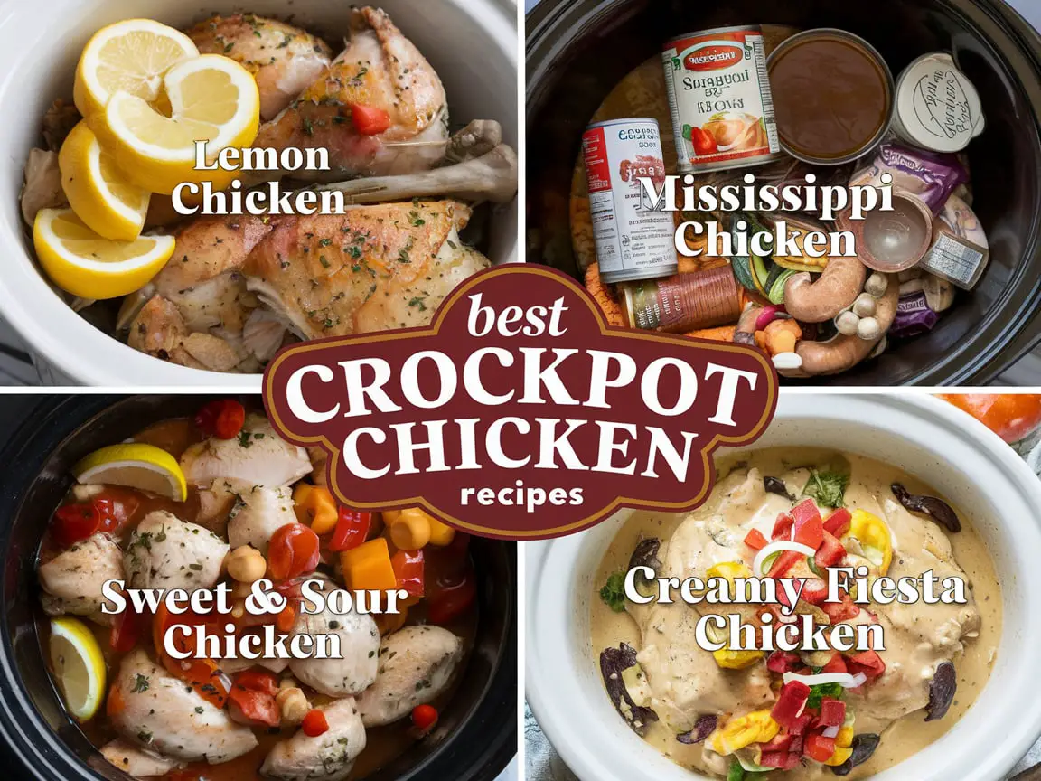 Easy Crockpot Lemon Chicken Recipe