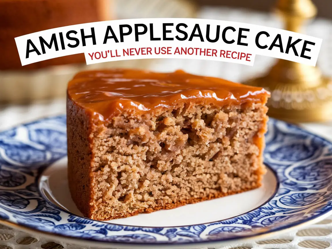 Amish Applesauce Cake