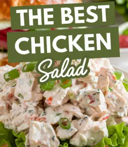 the best chicken salad is made with lettuce, cucumbers and croissants