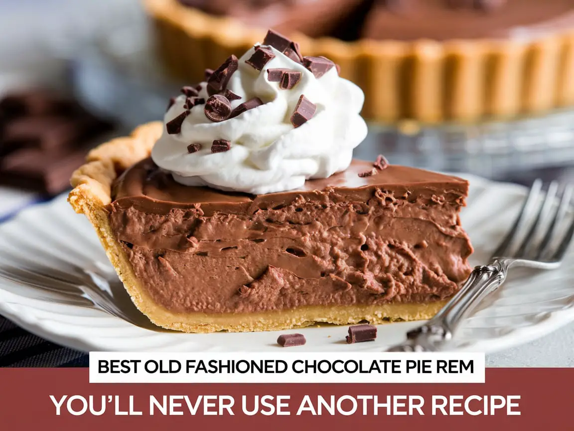 Old-Fashioned Chocolate Pie Recipe