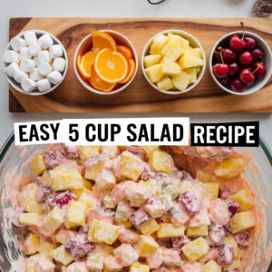 the best ambrosia salad recipe is made with fresh fruit and feta cheese